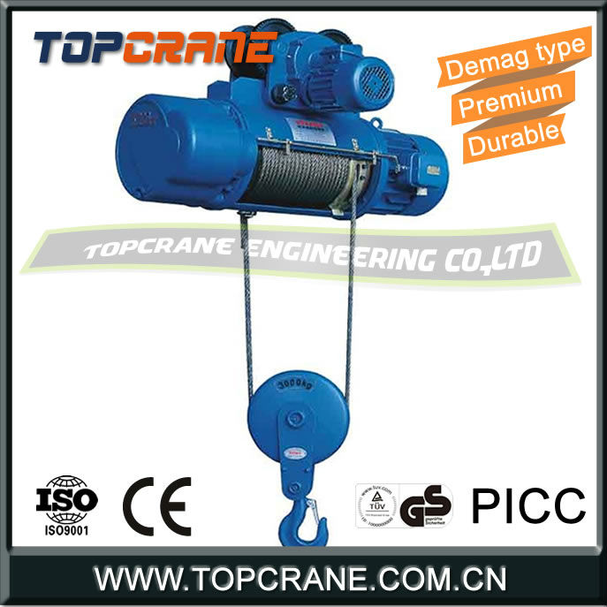 CDMD Demag Design New Design electric wire rope hoist