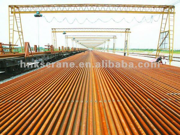 CE 100m-500m long rail site or railway welding site used group crane orcrane group