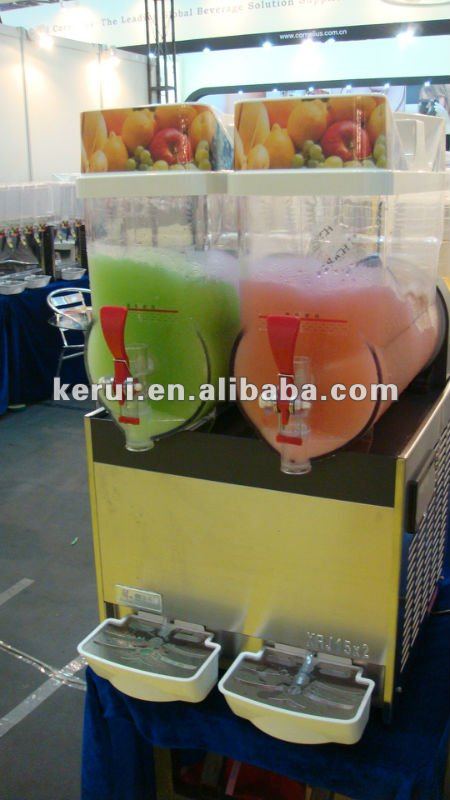 CE 15L double-side refrigeration slush beverage dispenser