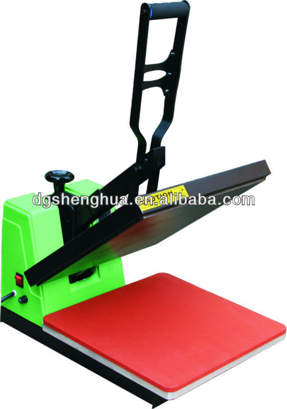 CE approval heat transfer press machine for logo transfer printing