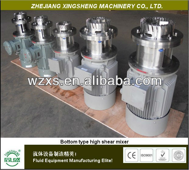 CE Approved Bottom-mounted Batch High Shear Mixer