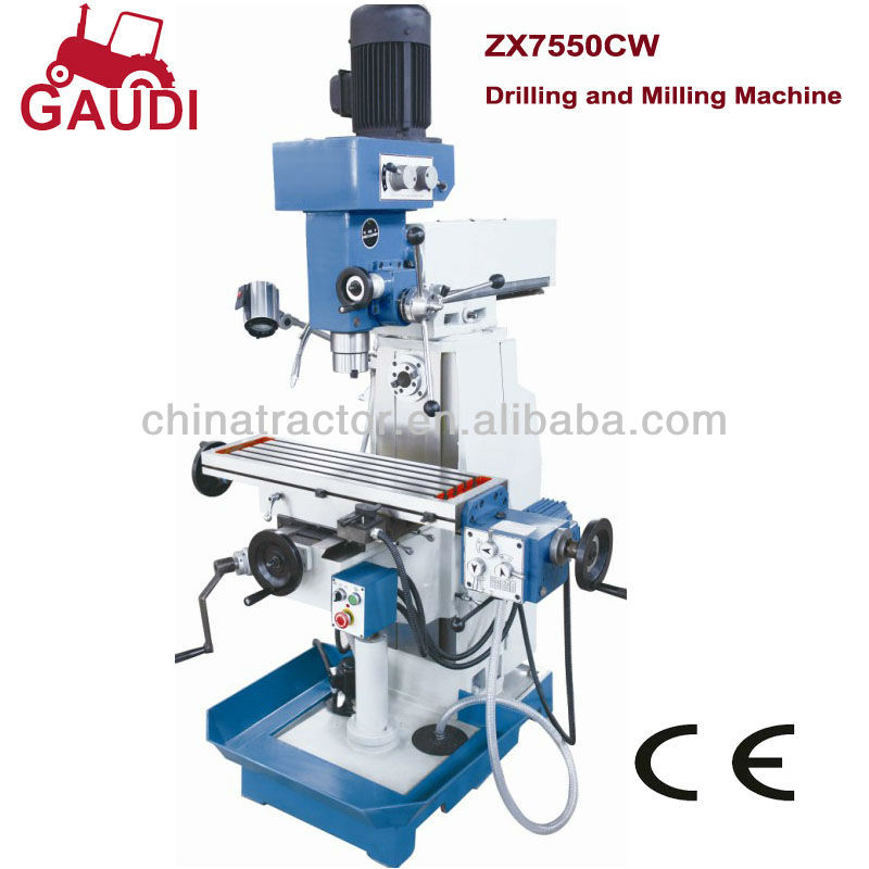 CE approved Drilling and Milling Machine ZX7550CW/ZX7550C/ZX7550Z