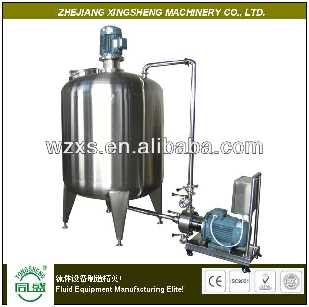 CE approved inline mixer with tank