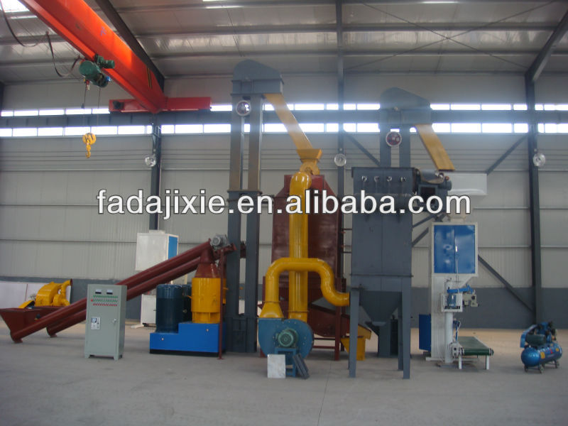 CE approved SKJ series completely wood pellet mill line