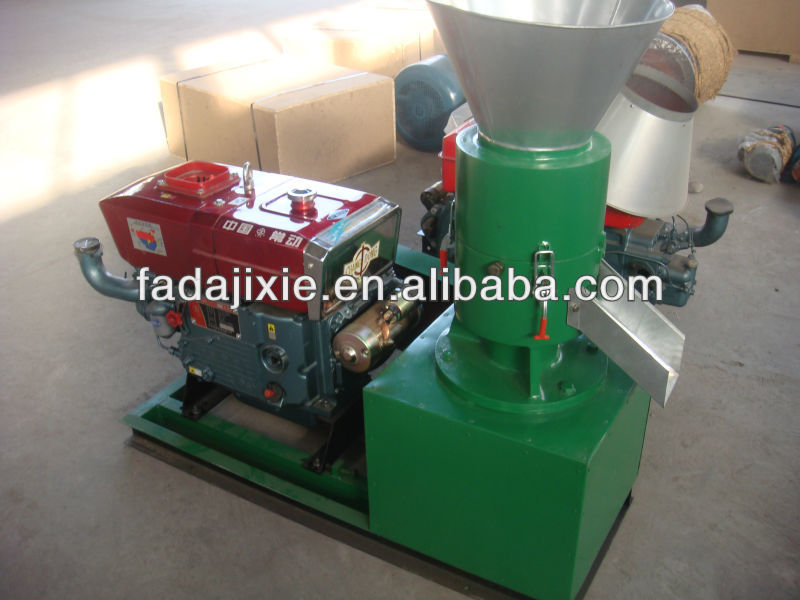 CE approved SKJ series diesel drive pellet machine