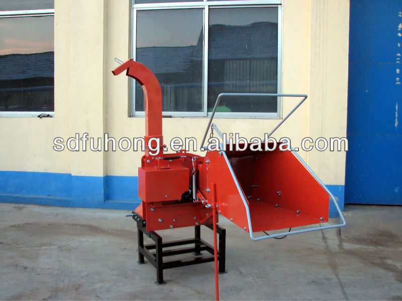 CE approved tractor driven wood chipping machine