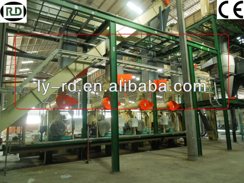 CE automatic complete wood chips pellet plant