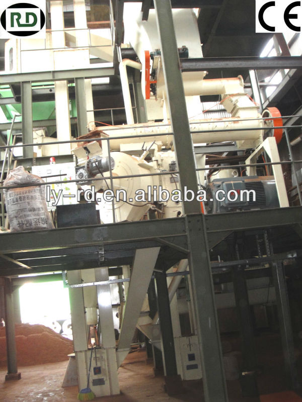 CE automatic complete wood shavings pellet plant