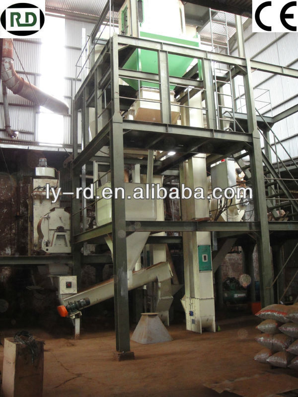 CE automatic turn-key wood sawdust pellet plant