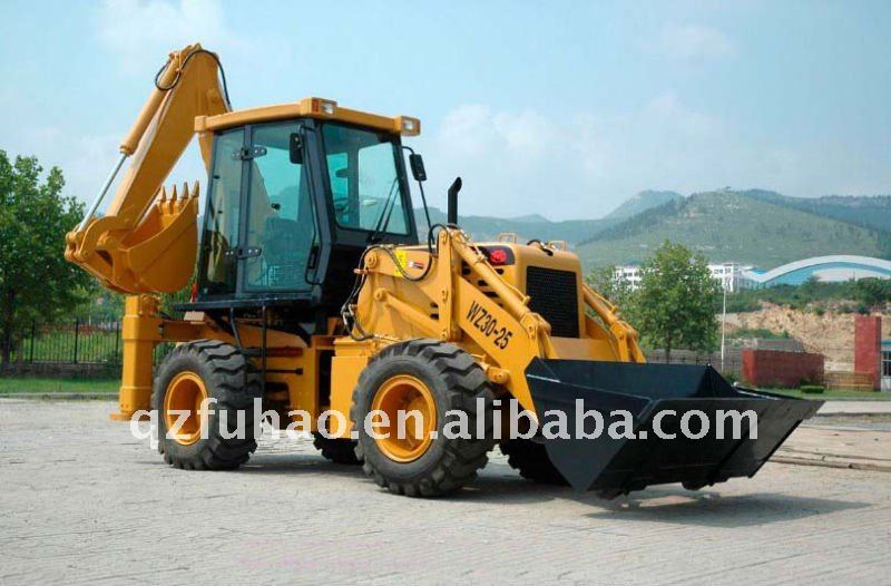 Ce Backhoe Loader with Cummins engine,pilot control