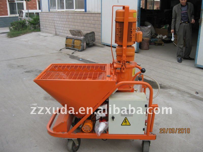 CE cement,sand,water mixing,pumping and plastering machine