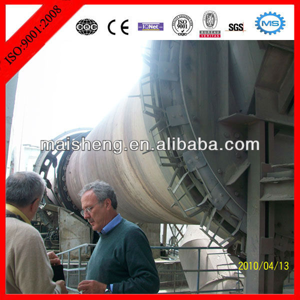 CE certificate bentonite rotary kiln for Spain sale