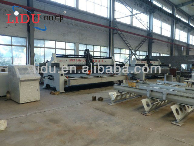 CE certificate cnc glass carving machine for bathroom glass