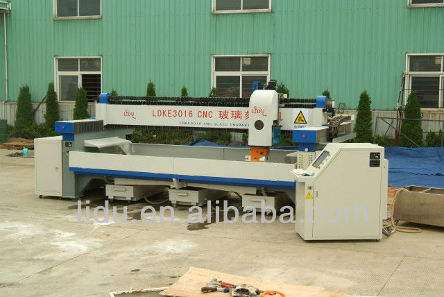 CE certificate cnc glass carving machine for decorative glass