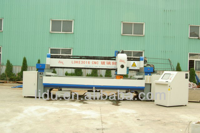 CE certificate cnc glass carving machine for furniture glass