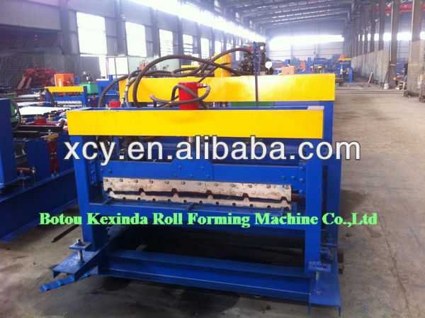 CE certificate1000 glazed roof tile color coated making machine