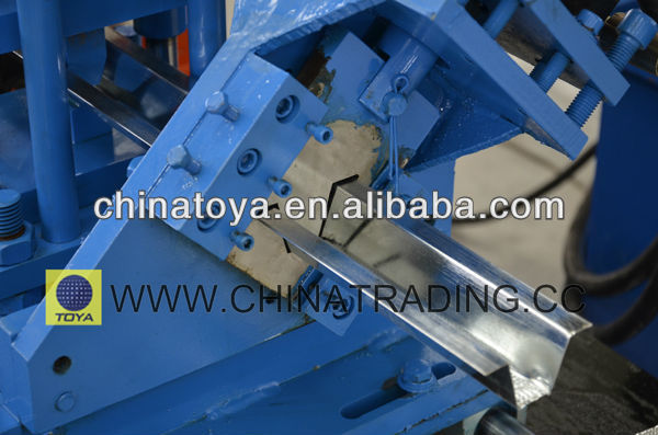 CE certificated New Designed With Trade-mark Embossed Metal Furring Channel Roll Forming Machine