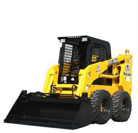 CE certified Road Cleaning Machine Skid steer Loader with Bucket