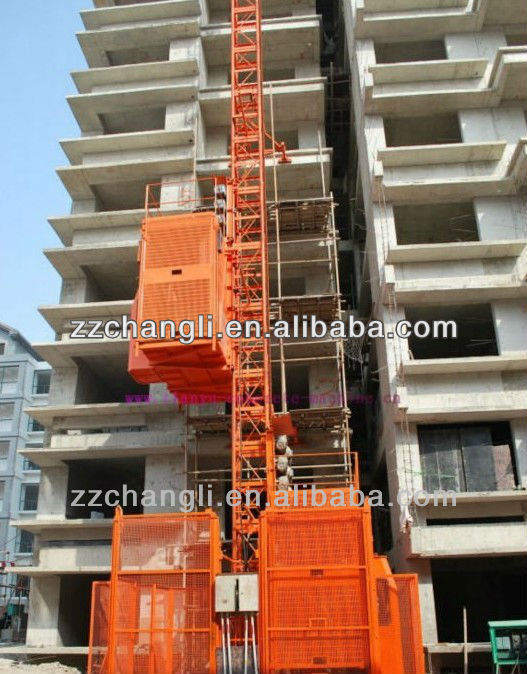 CE,GOST Approved !!! SC100/100 high rise construction lift