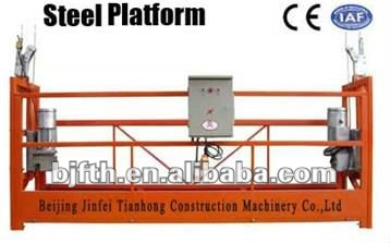 CE ,GOST,ISO approved ZLP Series Suspended platform/Cradle/Gondola/sky climber(100m,200-1000KG),Factory ,Factory