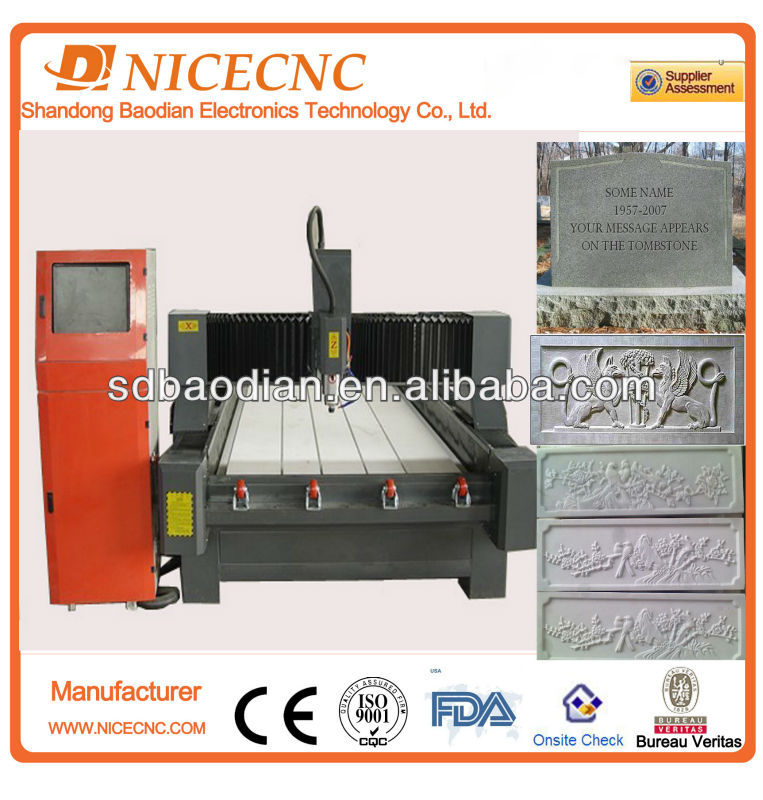 CE ISO BV BD1224 marble CNC Router