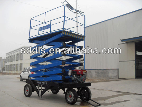 CE scissor lift temporary loading platforms