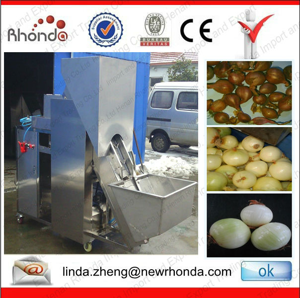 CE,SGS Certificate,Complete Automatic Newest Onions Peeling Machine