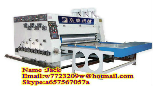 CE Standard Corrugated Box Flexo Printing Machine