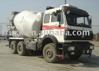 Cement mixer truck , concrete mixer truck, 8000~10000L drum tank, 6*4 driven system.