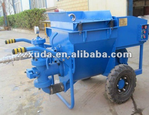 Cement mortar pump for building