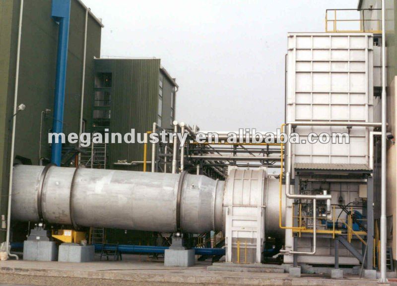 cement plant rotary kiln for calcination with small capacity