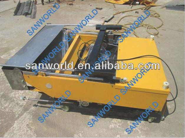 Cement plastering machine for wall