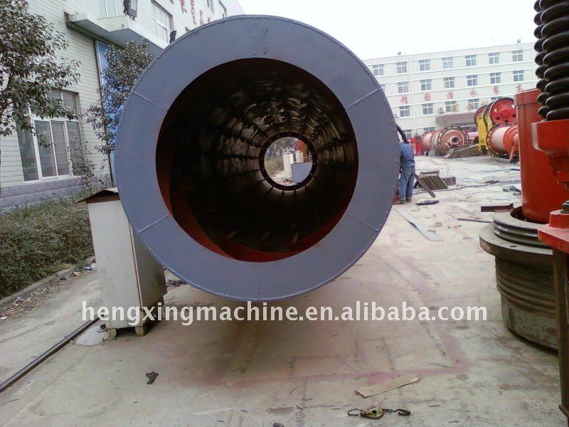 Cement/Sand industry used rotary dryer(three cylinders)