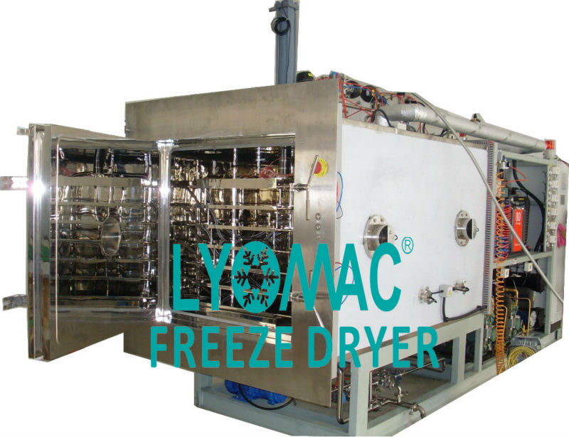 cGMP FDA compliance industrial freeze dryer / pilot freeze dryer Pilot scale (20 to 150 KG capacity)