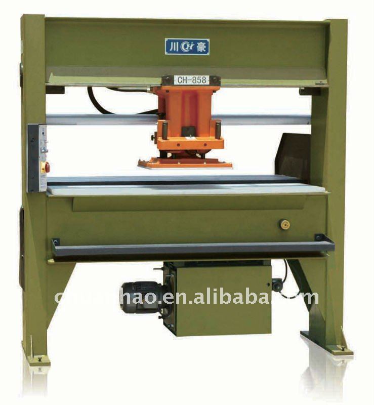 CH-858 30 Tons hydraulic travelling head plastic cutting machine