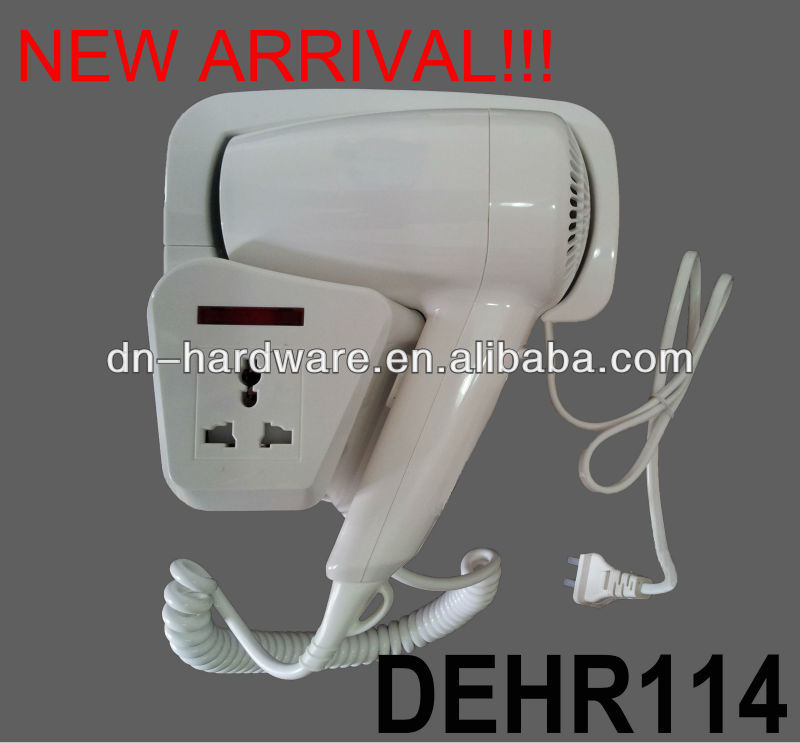 CHAEP!!! new arrival socketed wall mounted hair dryer