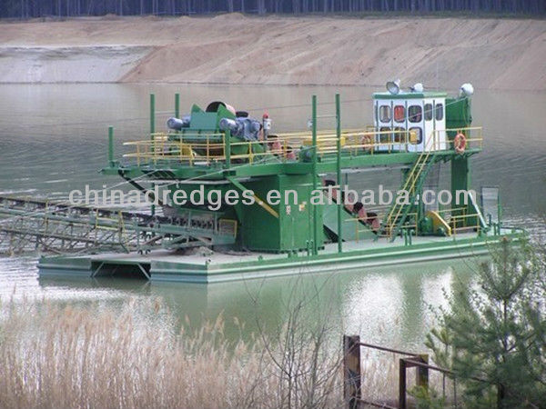 Chain Bucket Dredger for excavating