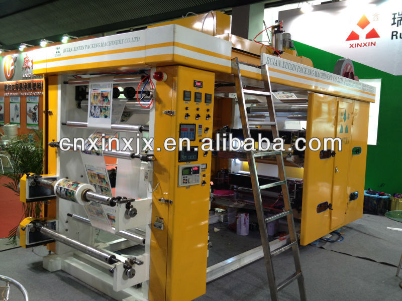 chamber doctor blade flexo printing machine with ceramic anilox