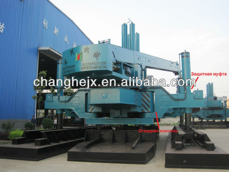 Changhe 800T of hydraulic Static Piling driver machine