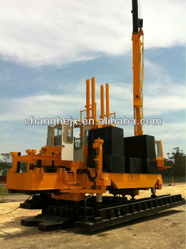 Changhe 800T of hydraulic Static sheet Piling driver machine