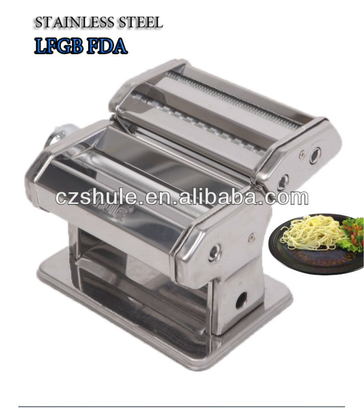 changzhou Stainless Steel manual kitchen rice pasta machine LFGB FDA standard