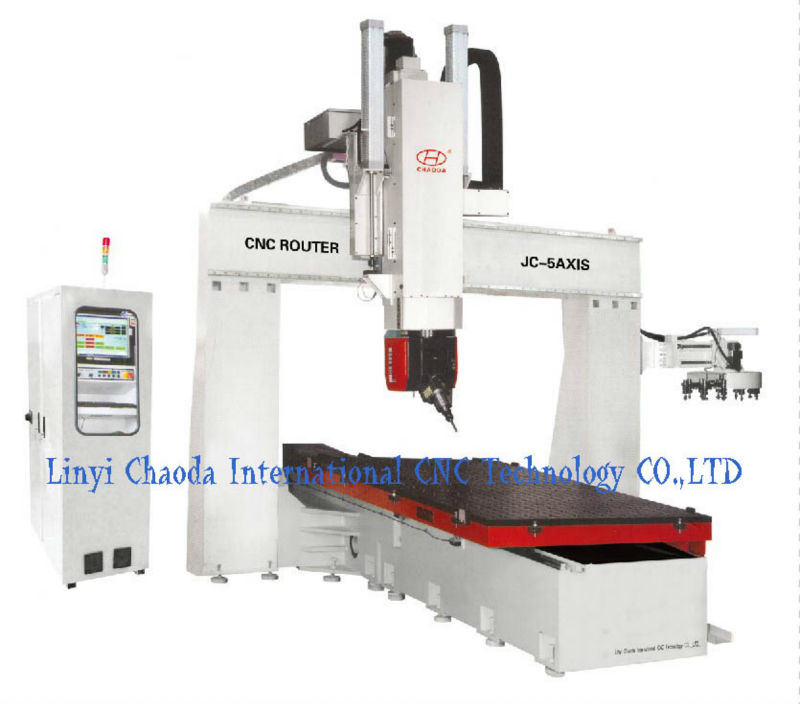 CHAODA JC1225 5 axis cnc machine / cnc router