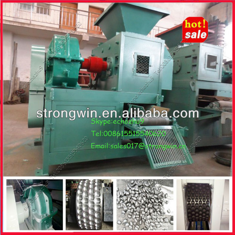 charcoal gypsuma and coal briquette press mould machine