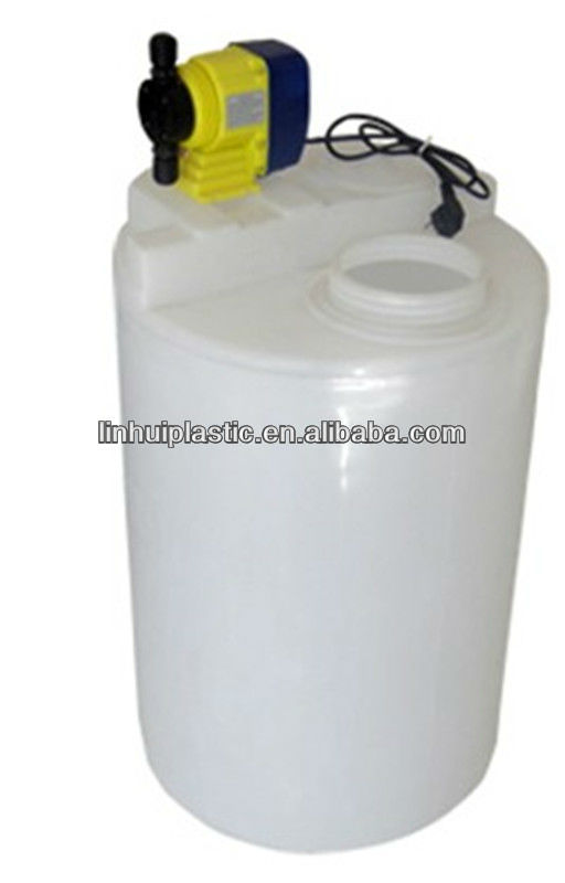 Cheap high quality used chemical mixing tank with pump