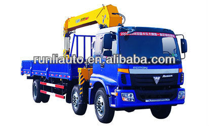 Cheaper! FOTON 4x2 12 Tons truck mounted crane / 12 tons truck crane