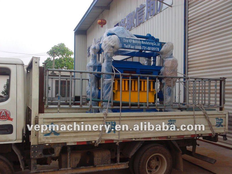 Cheapest Small Cement Block Making Machine VEP-QTY4-40 Manufacturer