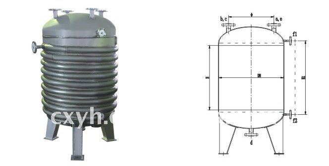 Chemical Jacketed Chemical Storage Tank