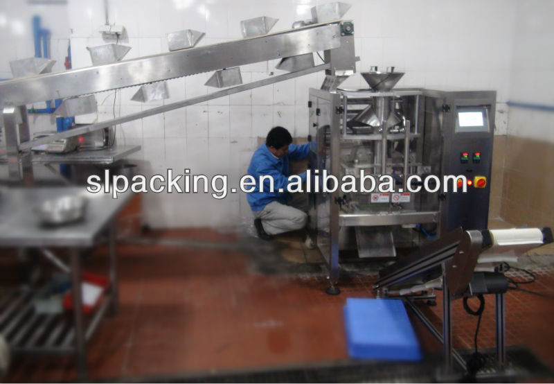 Chicken packaging machine with chain bucket elevator SLIV-520