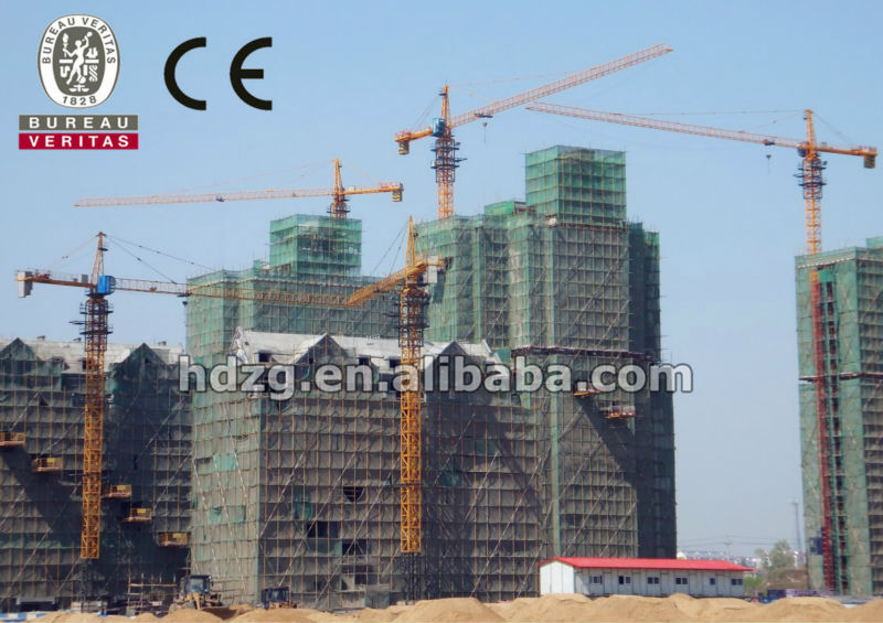 China 10T Tower Crane New Brand / China Tower Crane Manufacturer / ISO9001&CE Approved