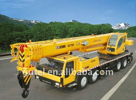 CHINA 70 TON NEW TRUCK CRANE XCMG QY70K